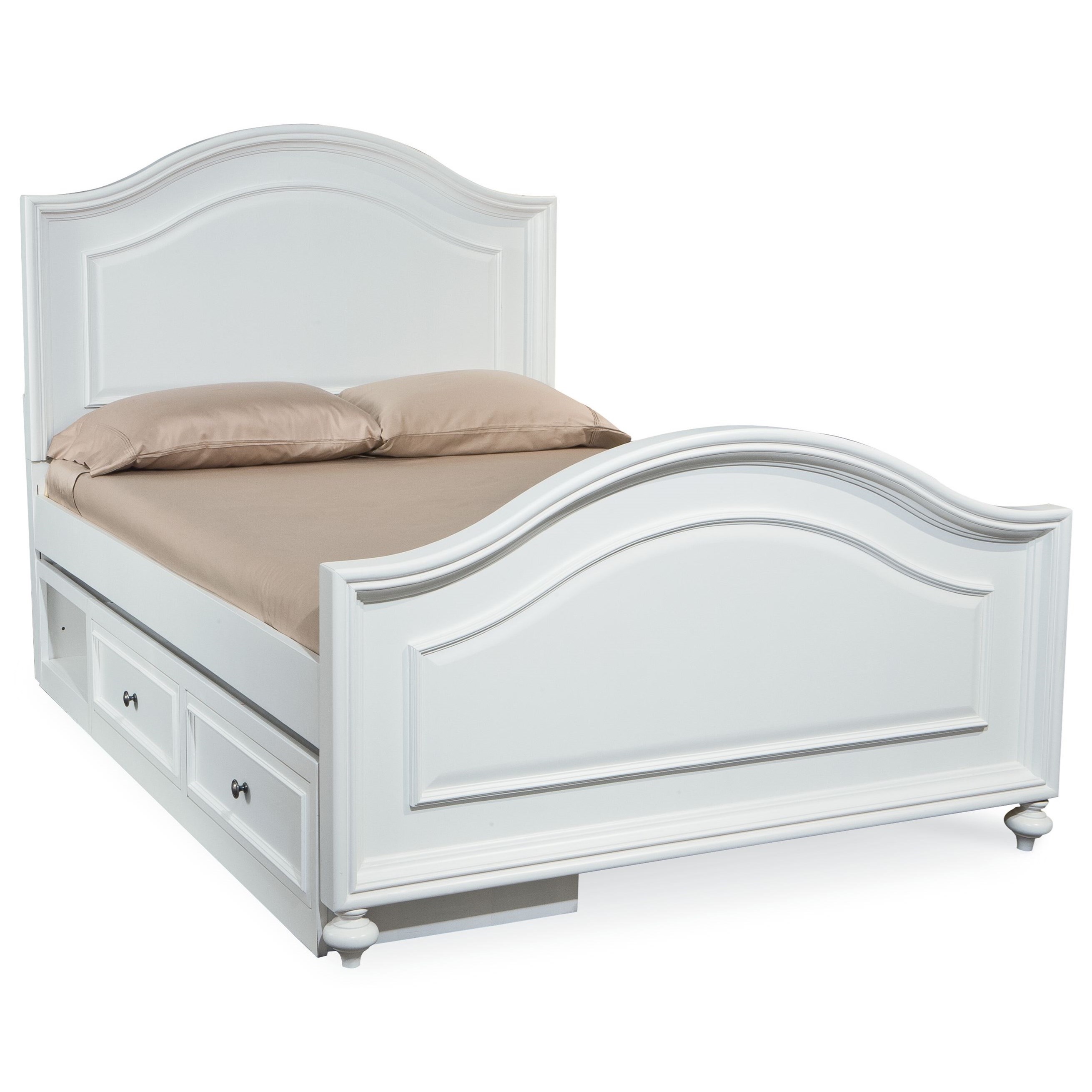 Legacy Classic Kids Madison Full Size Arched Panel Bed with Underbed